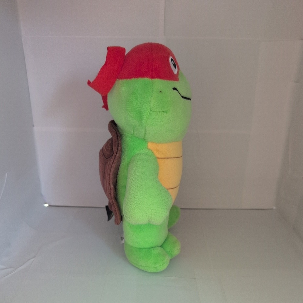 Teenage Mutant Ninja Turtles Tot Mutant Mayhem Raphael 7" Plush Soft Toy Pizza - Picture 5 of 16